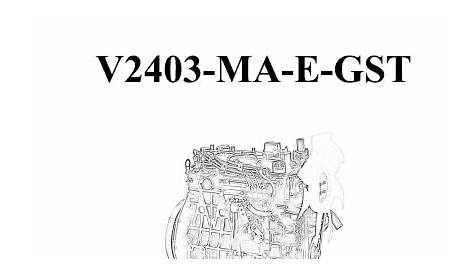 Kubota V2403 Parts Manual Pdf