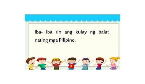 Kulay Ng Balat Ng Pilipino