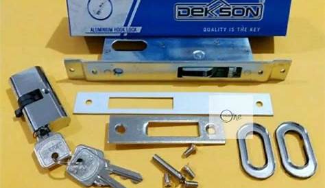 Jual Kunci pintu sliding kaca merk Dekson type 8423 - Kota Tegal