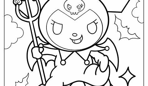 33+ My Melody And Kuromi Coloring Pages - PauliPearlin