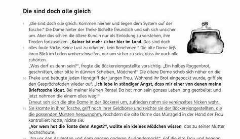 Arbeitsblatt: Kurzgeschichte - Deutsch - Gemischte Themen