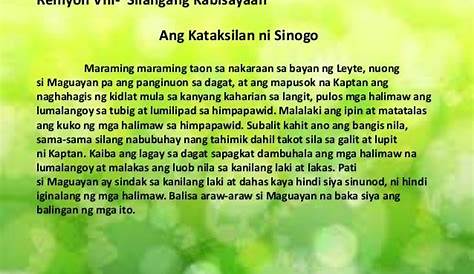 Mga Kwentong Bayan at Tula - Grade 7