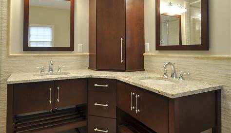 L Shaped Bathroom Home Design Ideas, Pictures, Remodel and Decor