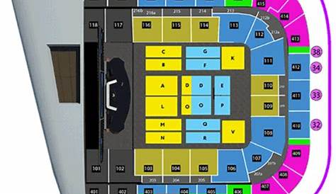 Plan de salle Trouver votre place à Paris La Défense Arena