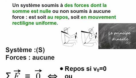 Cours de - Deuxième loi de Newton : aspect semi-quantitatif - Maxicours.com