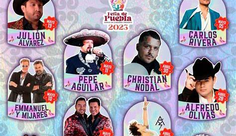 Espectacular cartelera para la Feria de Puebla 2018