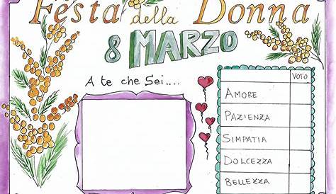 Biglietto per la "Festa della Donna" | Maestra Mary