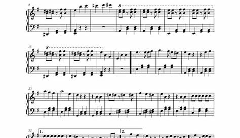 La Foule Sheet music for Piano, Tuba, Vocals, Celesta & more