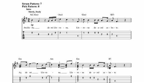 La Llorona by folklore - sheet music on MusicaNeo