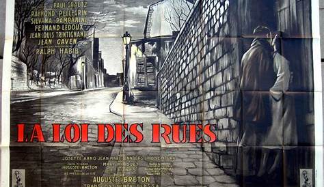 Image of La Loi Des Rues, Film By Ralph Habib. Silvana Pampanini And