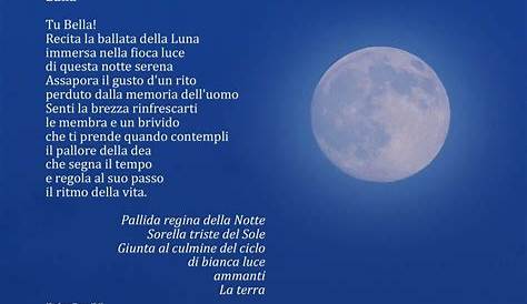 La Luna Nella Poesia - Poesie Image