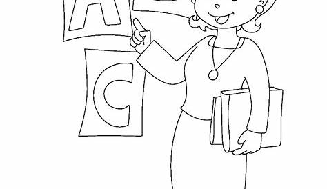 Best Teacher coloring page | Free Printable Coloring Pages