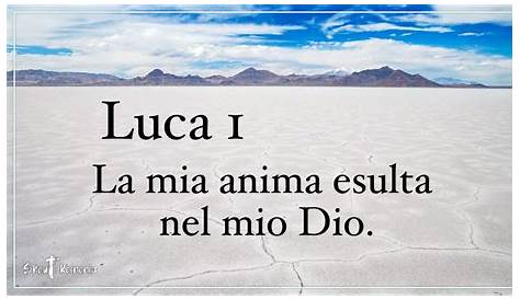 CANTICO Lc 1,46-54 (La mia anima esulta nel mio Dio) - 3° domenica d