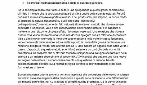 Sociologia DA Stampare - 3 grandi trasformazioni hanno favorito la