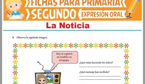 La Noticia - Ficha interactiva Webquest, School Activities, Homeschool