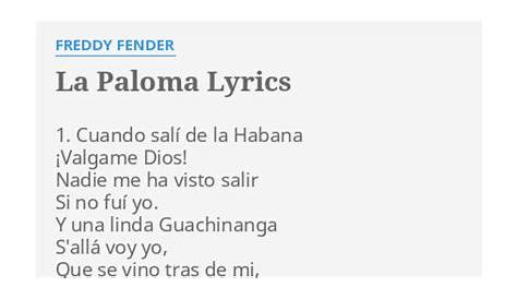 "LA PALOMA" LYRICS by RESCATE: Aquel que murió y...
