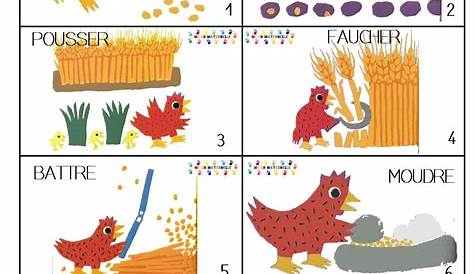 La petite poule rousse : lexique – MC en maternelle