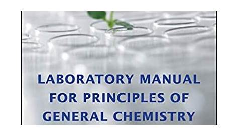 Laboratory Manual For Principles Of General Chemistry 10Th Edition Pdf
