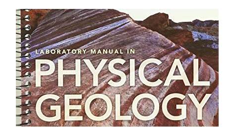 Laboratory Manual In Physical Geology 12Th Edition Pdf Free