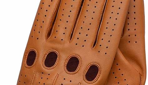 jules. women's contrast leather driving gloves by southcombe gloves