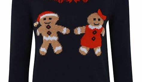 Ladies Gingerbread Christmas Jumper