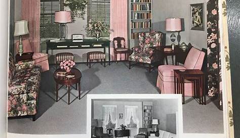 Ladies Home Journal Book of Interior Decoration, 1954 Retro rooms