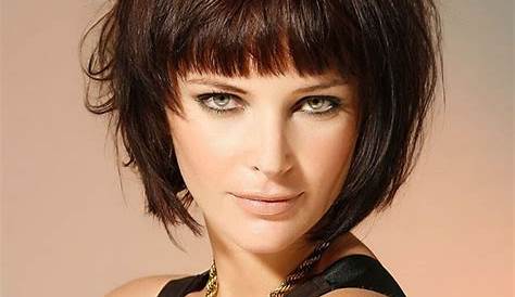 Ladies Short Bob Hairstyles With Fringe 20 Ideas Of