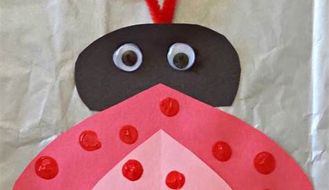Ladybug Valentines Day Craft Valentine Heart Shaped Kit Bulletin Boards Etsy