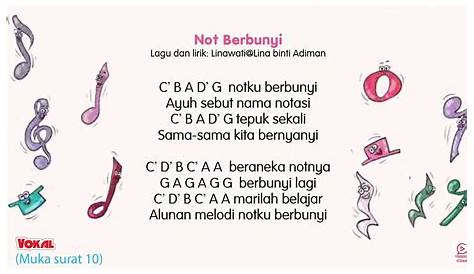 NOT BERBUNYI - Vokal dan Minus One Pendidikan Muzik Tahun 4 - YouTube