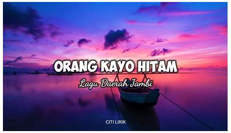 'Lagu Daerah Jambi' Orang Kayo Hitam Versi Akustik by Rozita Azlen