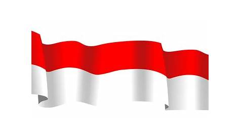 Merah Putih Vector PNG Images, Bendera Indonesia Merah Putih Silk Flag