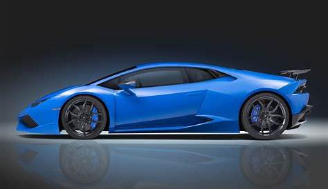 Lamborghini Huracan blue supercar side view wallpaper | cars