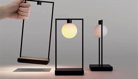 Lampe A Poser Led Sans Fil CURIOSITY à LED Métal/Verre H36cm