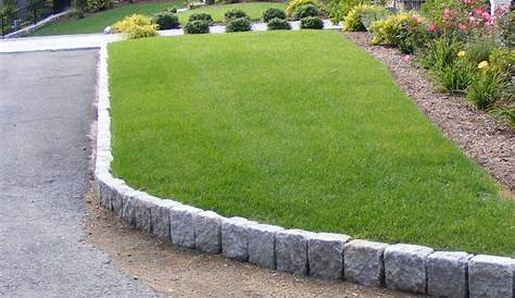 Landscape Edging Ideas Borders Next To Stone Driveway And Retaining Walls Premier Ponds Maryland's 1 Provider