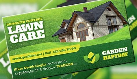 Landscaping Business Cards Examples