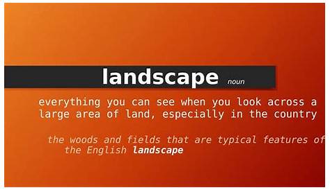 Landscaping Company Meaning