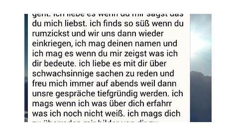 Suesse lange texte fuer den freund | Ich liebe dich Texte: Liebestexte