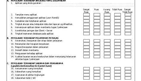 Contoh Kuesioner Mengenai Penelitian