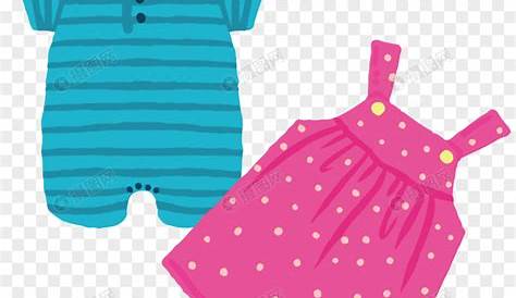 蓝色连脚裤粉红色裙子卡通可爱婴PNG图片素材下载_图片编号qogneodq-免抠素材网