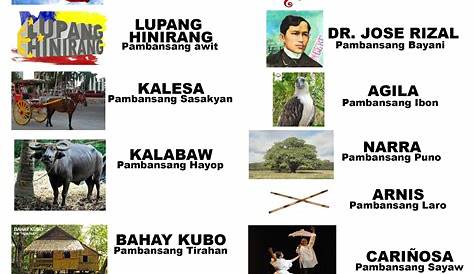 PAMBANSANG SAGISAG NG PILIPINAS (Philippine National Symbol) Alam nyo