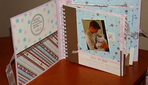 New baby child photo album scrapbook personalised handmade boy | Etsy