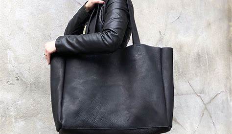 Large Leather Tote Handbags | Paul Smith