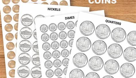 US Coins Coloring Page Printout Coloring Home