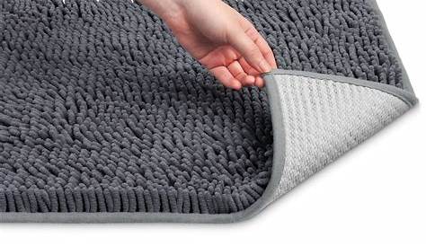 Soft Microfiber Shag Bathroom Rug $7.69