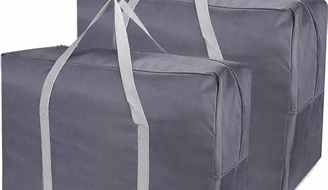 Large Storage Bag, Exqline 105L Extra Large Moving Bag with Zips Strong