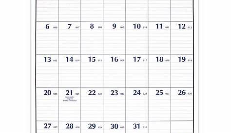 Large Calendar 2022 - Printable Calendar 2022
