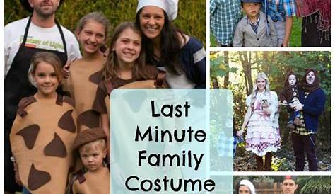 Last Minute Halloween Costumes For Family