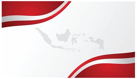 Desain Realistis Bendera Indonesia Atau Bendera Indonesia Dengan Latar