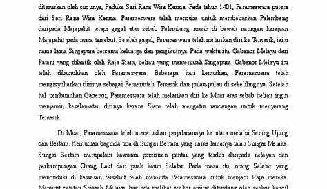 LATAR BELAKANG SEJARAH KESULTANAN MELAYU: SEJARAH NEGERI PERAK