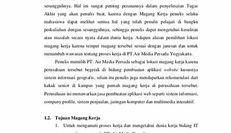 Contoh Latar Belakang Laporan Pkl Mahasiswa Aneka Contoh | My XXX Hot Girl